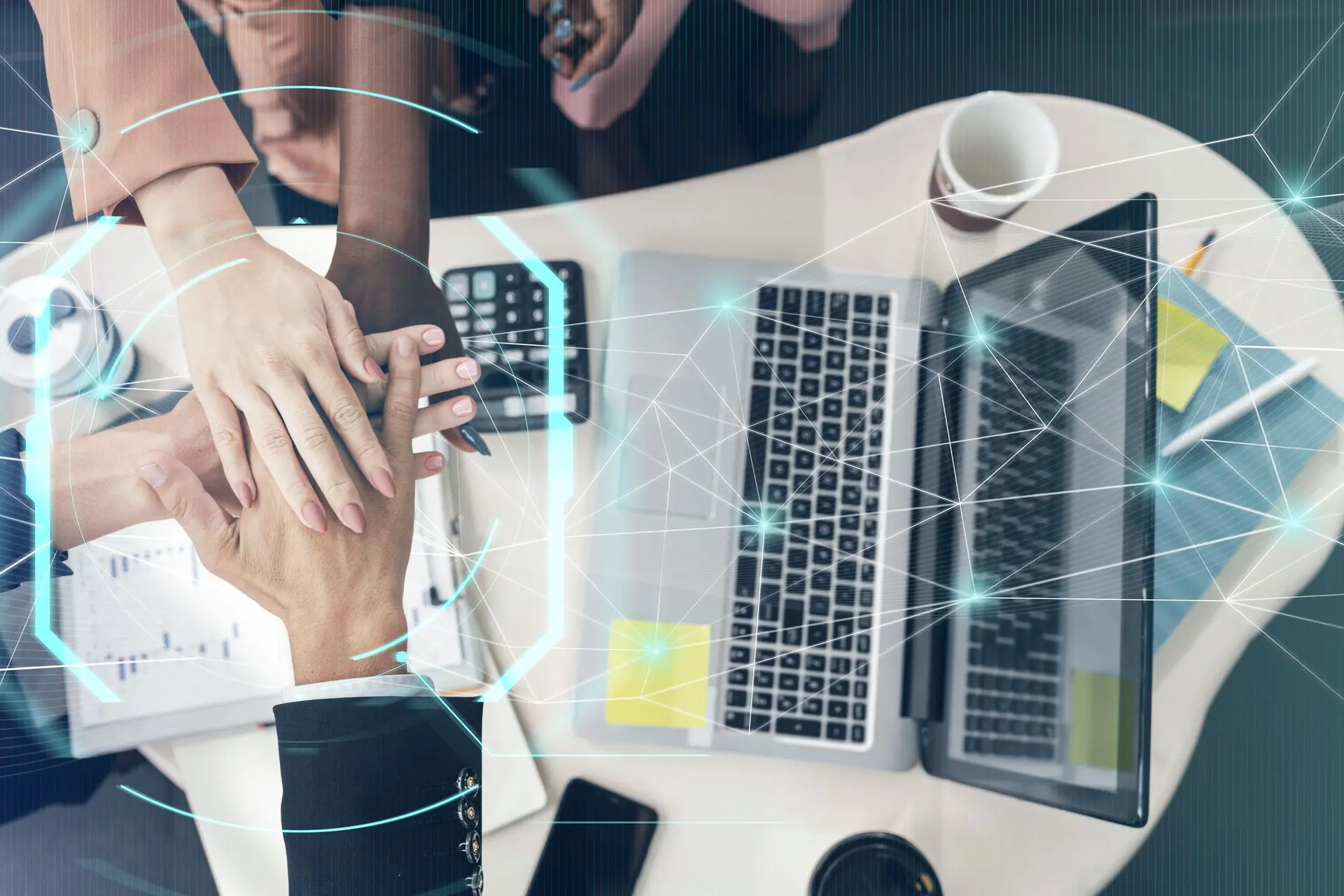 Réunion collaborative pour le développement de solutions innovantes